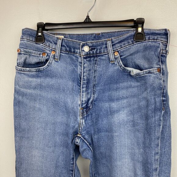 Levis Premium 541 Jeans‎ Mens 33x32 Blue light wash zip athletic taper - Picture 2 of 10